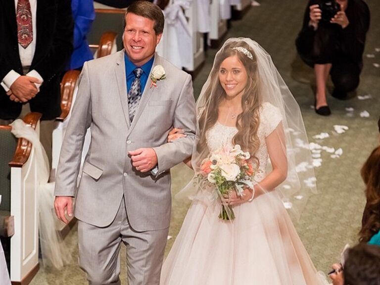 Jessa Duggar with her dad