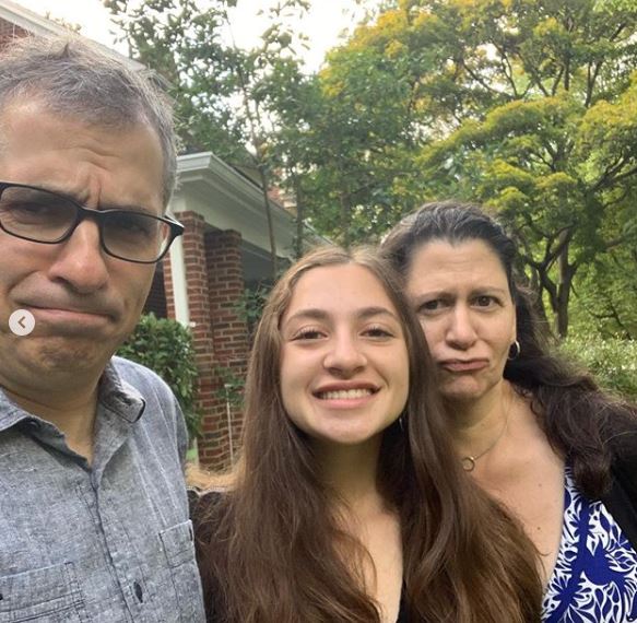 Melissa Block with her daughter and husband