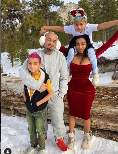 Brittanya O'Campo with her family 