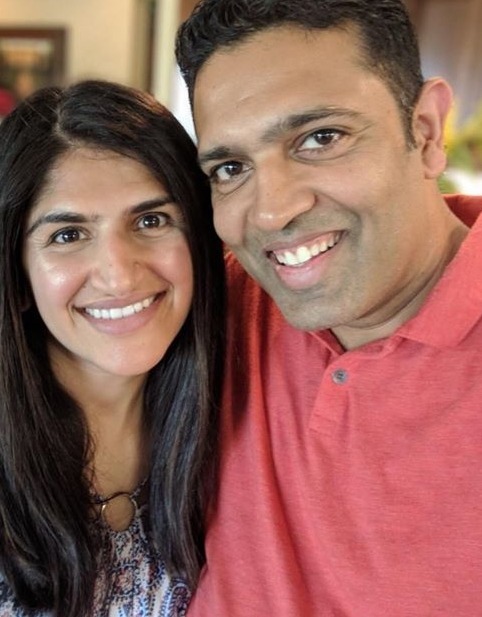 Hari with his wife