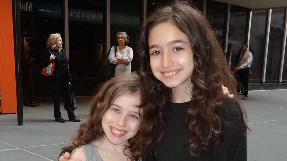 Tori Feinstein with her big sister