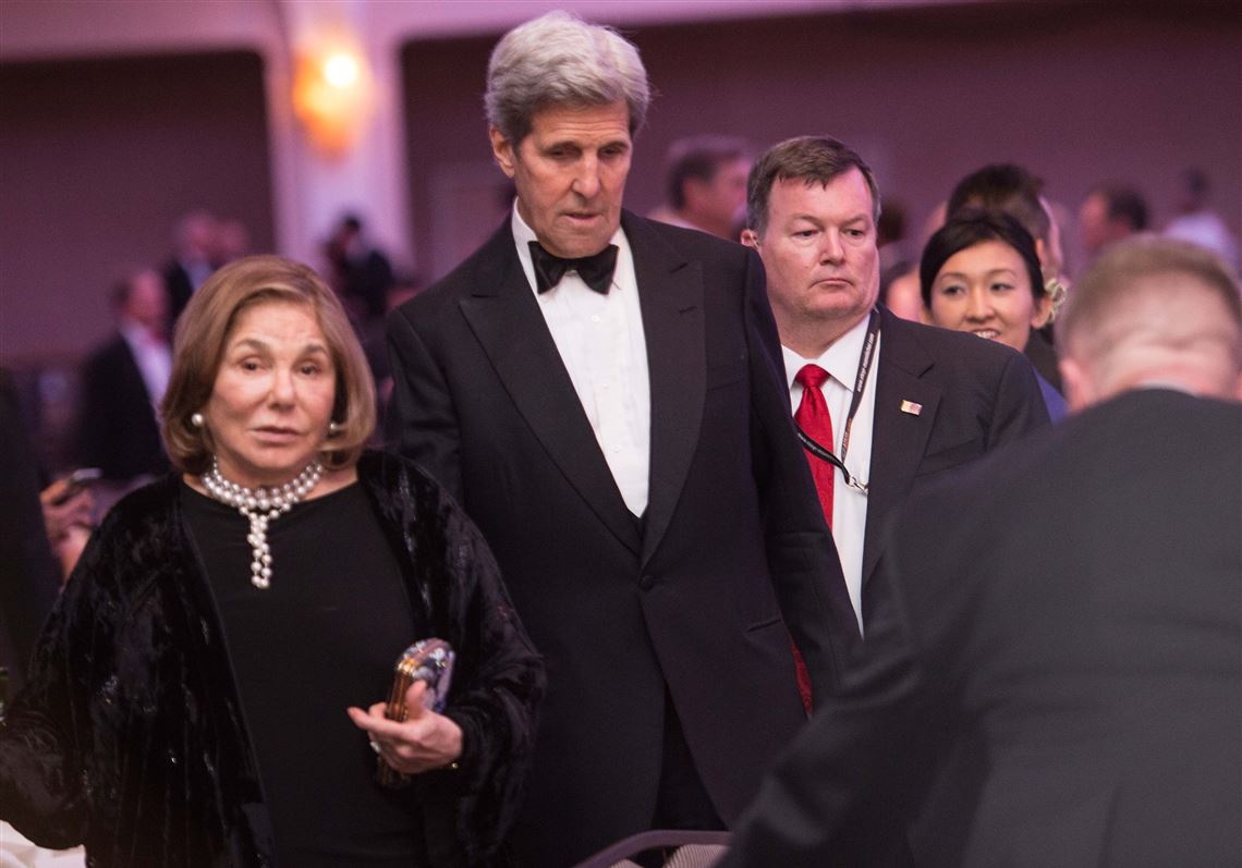 Teresa Heinz with her beloved husband