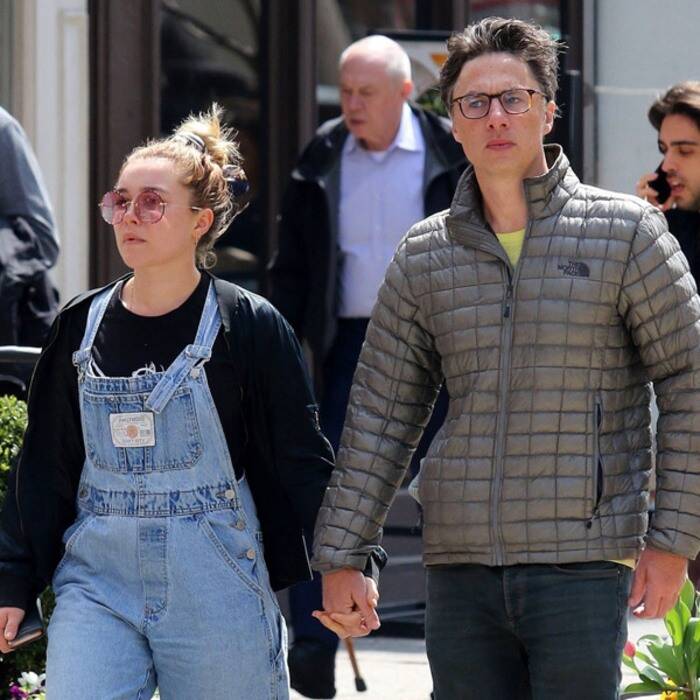 Braff with his partner