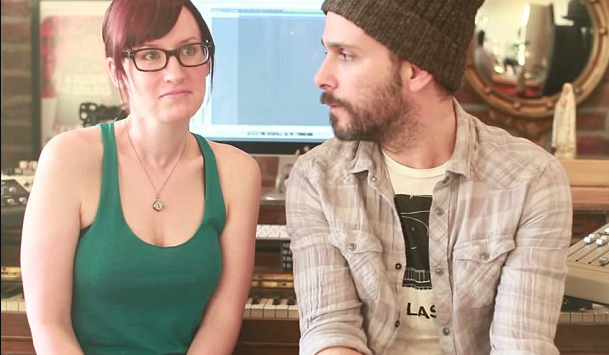 Ingrid Michaelson with her former husband