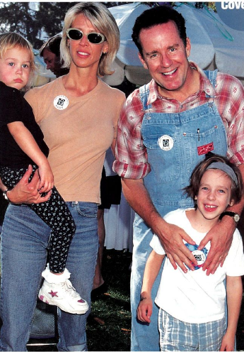 Phil Hartman with his family