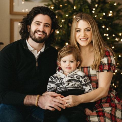 Julianne Foxworthy with her husband and son