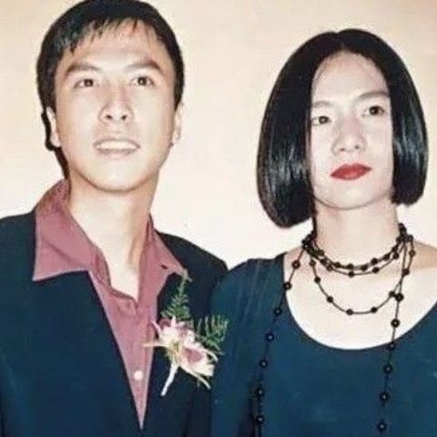 Zing with her ex-husband, Donnie Yen