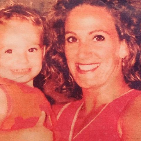 Young Liv Cowherd with her mom
