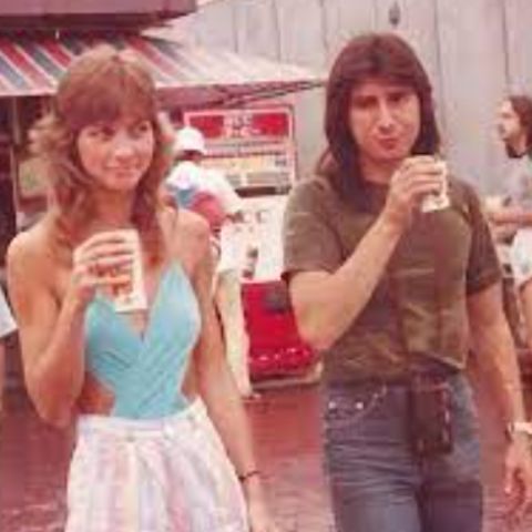 Sherrie Swafford and Steve Perry during their young age