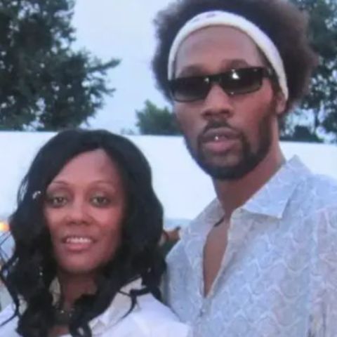 Sophia Diggs with her brother, RZA during their young days